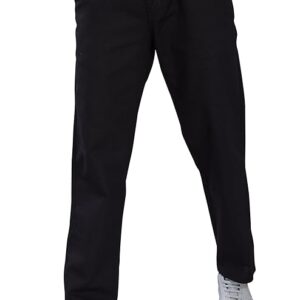 DIVISIVE Men's Relaxed Fit Cotton Linen Blend Trousers